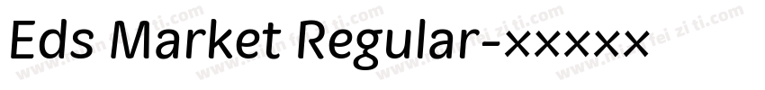 Eds Market Regular字体转换